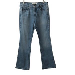 Levi's 515 Boot Cut Stretch Denim Jeans Medium Blue Wash Size 8